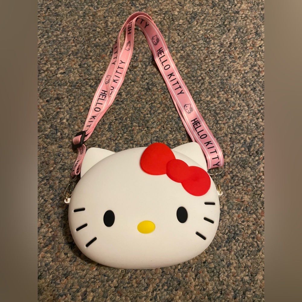 Hello Kitty Pink and Red pocket book purse bag NEW